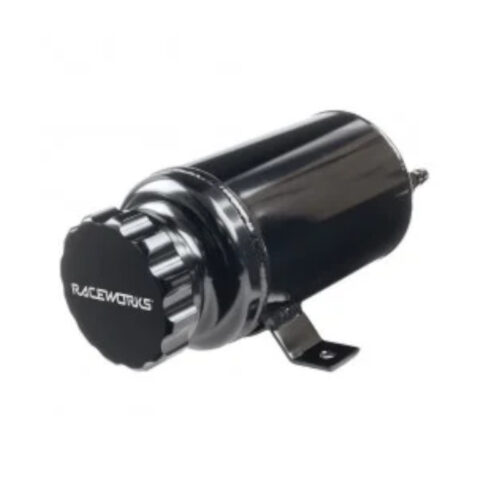 1L BLACK RADIATOR OVERFLOW TANK OD 89MM H 180MM