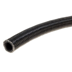 BLACK SS BRAIDED CUTTER E85 HOSE AN-20 1 METRE