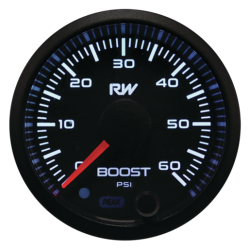 RACEWORKS 52MM ELECTRONIC DIESEL BOOST GAUGE KIT (60PSI)