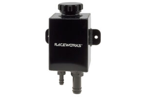 SQUARE POWER STEERING RESERVOIR BLACK