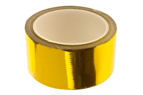 RACEWORKS GOLD HEAT SHIELD TAPE SELF ADHESIVE 2INx30FT