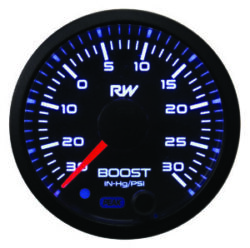 RACEWORKS 52MM ELECTRONIC BOOST/VAC GAUGE (PSI) KIT